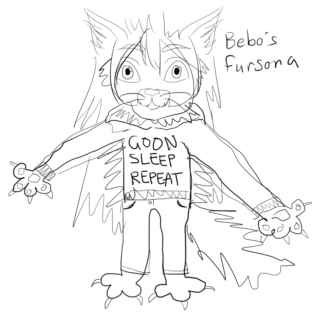 bebos fursona... drecks furry